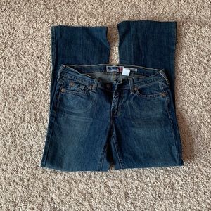 Woman’s flare jeans